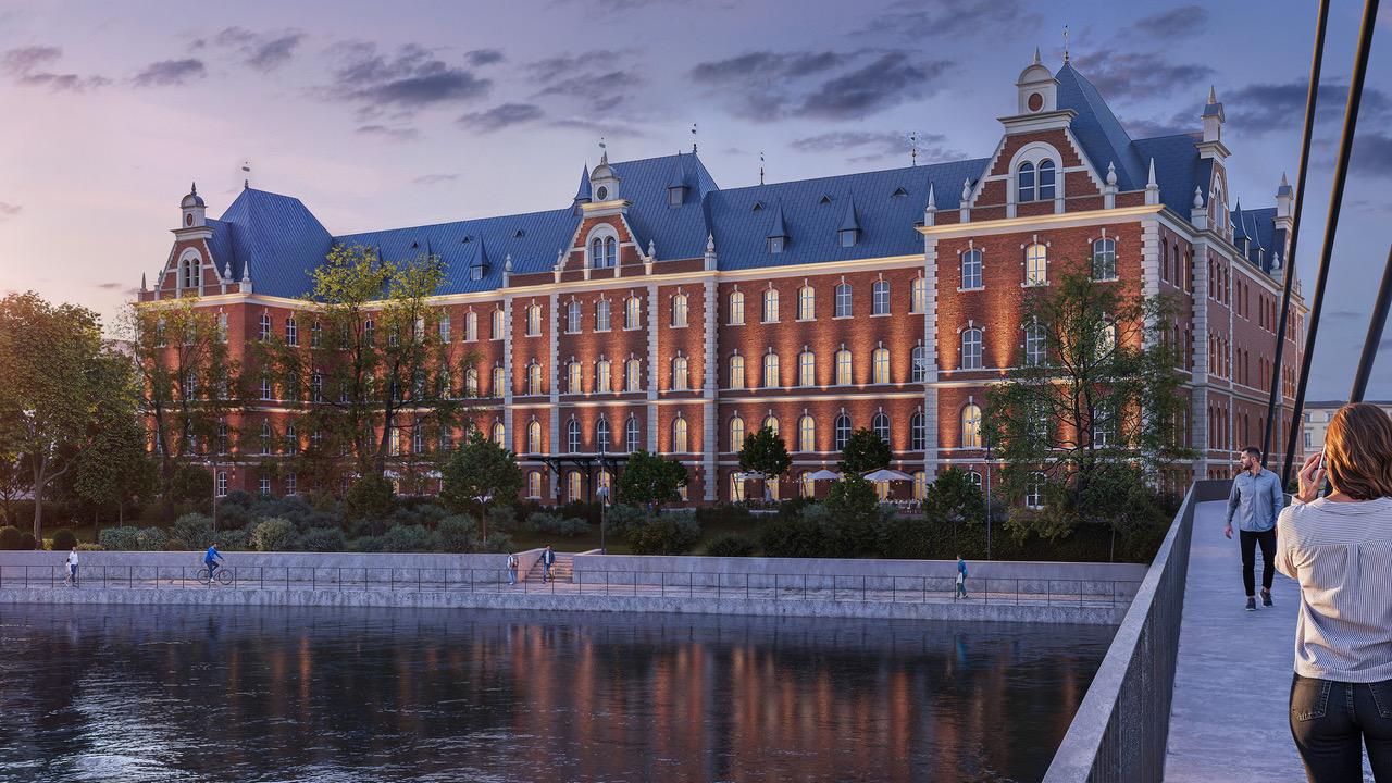 bydgoszcz hotel city park - wizualizacja